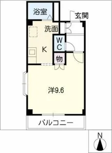 クランベリープラザ【2階】の間取り
