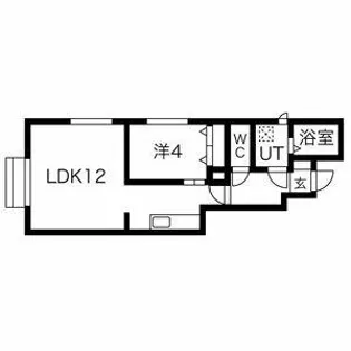 プレミアムフォレストI番館【1階】の間取り