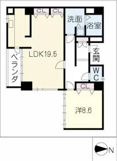 丸の内Terrace【4階】の間取り