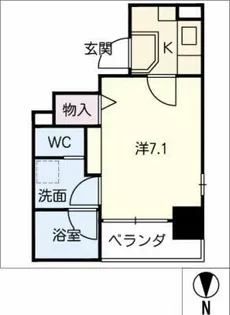 アールズタワー志賀本通駅前【9階】の間取り