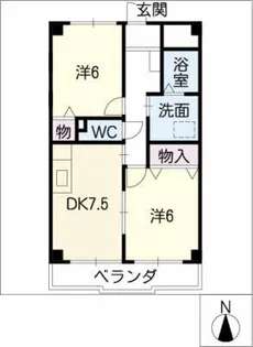 Aube Aubade【3階】の間取り