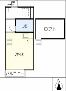 リード欠町【1階】の間取り