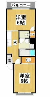 三貴マンション【1階】の間取り