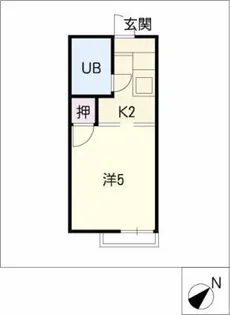 アートサイドH・M【2階】の間取り