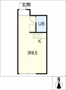 木村ハイツ【2階】の間取り