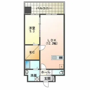 ギャラン中央【9階】の間取り