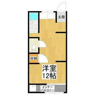 狭山南マンション【2階】の間取り