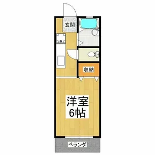 長谷川ハイツ【1階】の間取り