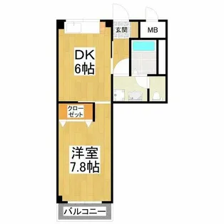 ファーストパレス【2階】の間取り