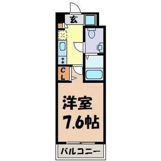 エコロジー鶴舞レジデンス【2階】の間取り