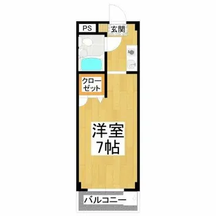 マンション谷佐【3階】の間取り