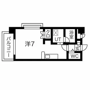 レジェンド21【207号室】の間取り