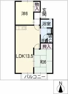 エクレール山の神【1階】の間取り