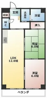 アドヴァンス【4階】の間取り