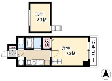 ベレーサ金山【0703号室】の間取り