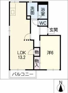 ラフォーレ2【2階】の間取り