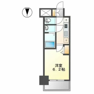 メイクスWアート今池Ⅲ【404号室】の間取り