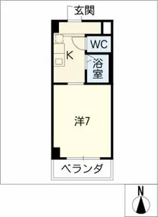 メジログランデ星ヶ丘【3階】の間取り