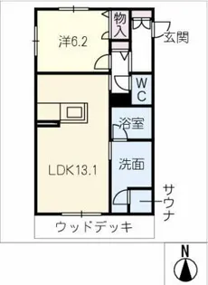 リラフォート【1階】の間取り