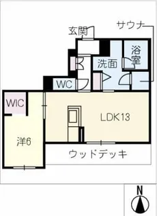 リラフォート【1階】の間取り