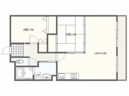 シティ ライフ グランヴィーネ星ヶ丘 A棟【3階】の間取り