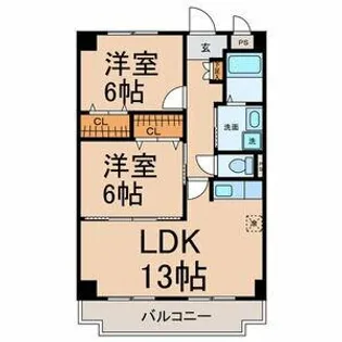 メルヴェーユ ・【3階】の間取り