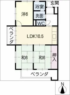 M’S FLATS【1階】の間取り