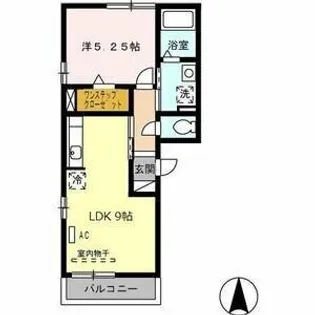 エレガンス靖国【2階】の間取り