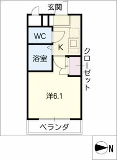 TIP TOP 藤が丘【3階】の間取り