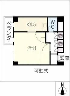 NESPALD EVE【3階】の間取り
