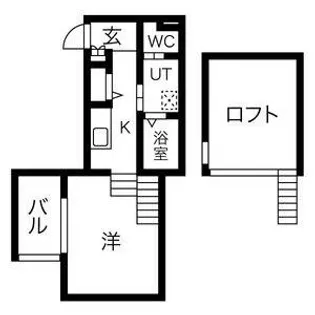 スマイルセレクト中村公園【1階】の間取り