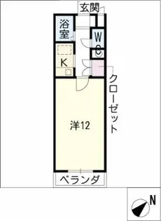 タウンコート天白【2階】の間取り
