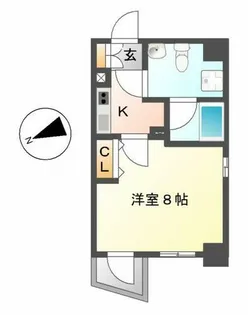 アクアヒルズ【11階】の間取り