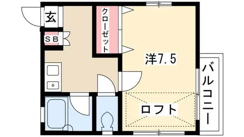グランディア池下【2階】の間取り