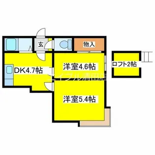 TS札幌【101号室】の間取り