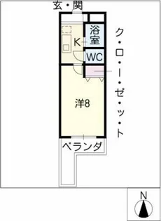 SEASIDE CITY【4階】の間取り