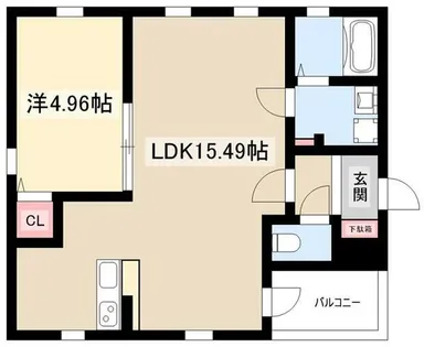 Leo Aries大曽根【302号室】の間取り