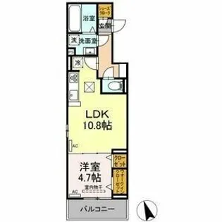 カーサ【1階】の間取り