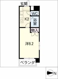 Maison de 昴【3階】の間取り