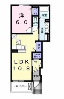 サンサイドテラス【1階】の間取り