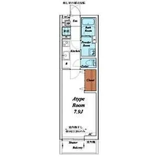 リブリ サンハート【1階】の間取り
