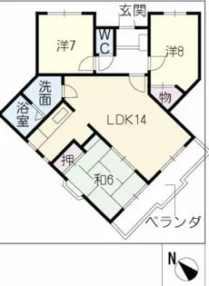 セレーブル【2階】の間取り