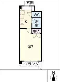 レスポワール清水ケ岡【2階】の間取り