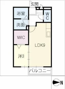 エトワール【1階】の間取り