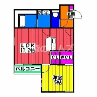 Crecia井尻Ⅱ【2階】の間取り