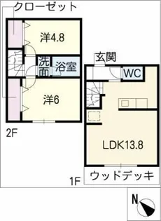 愛知県碧南市入船町3丁目【タウンハウス】の間取り