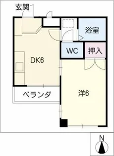 ホーメスト新瑞【4階】の間取り