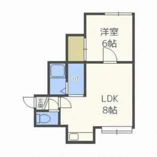 ラポール川沿【2階】の間取り