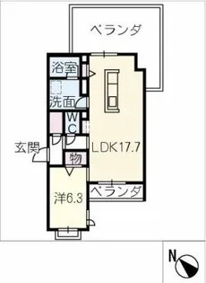 グレイス カメリア【3階】の間取り