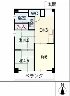 P・M小池【3階】の間取り